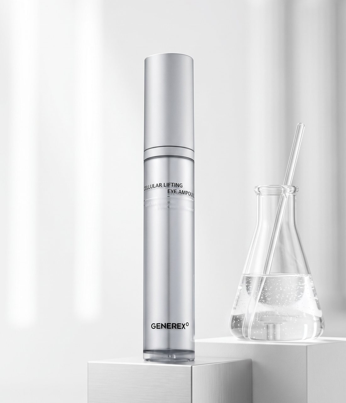 The Cellular Lifting Eye Ampoule beside its carton