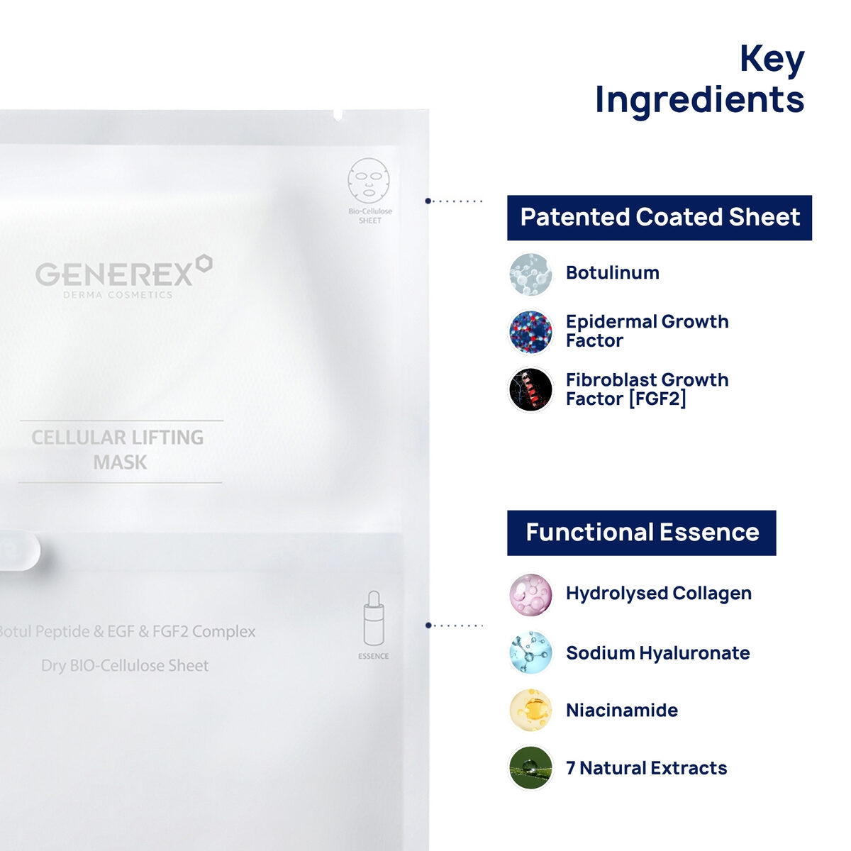 Generex Cellular Lifting Mask, product photograph