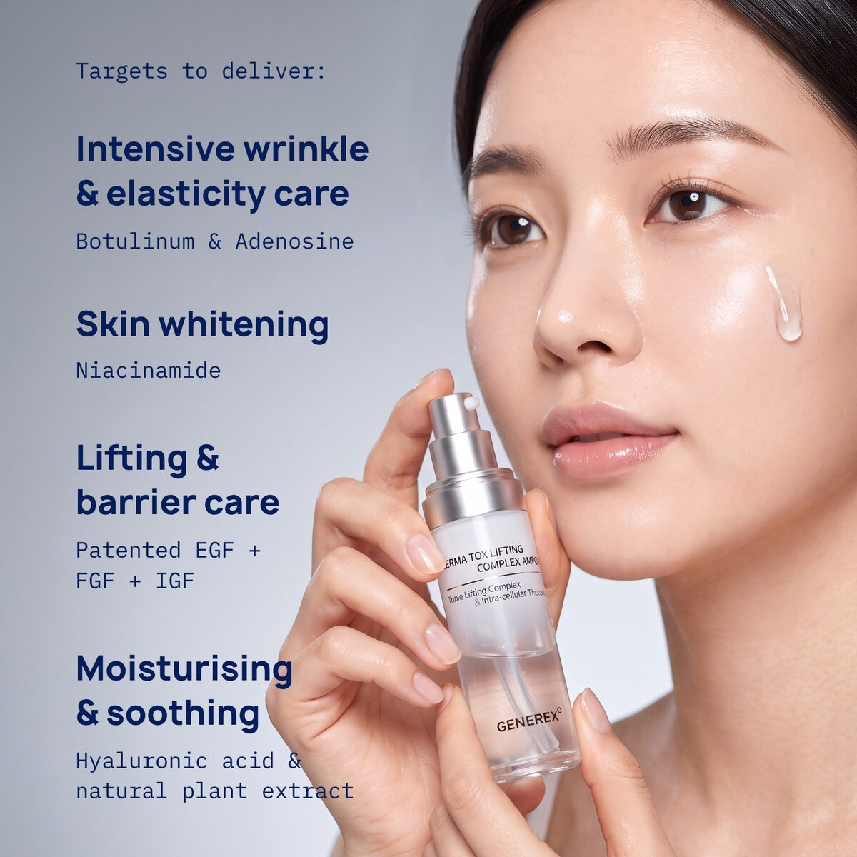 Generex Derma Tox Lifting Complex Ampoule, product photograph