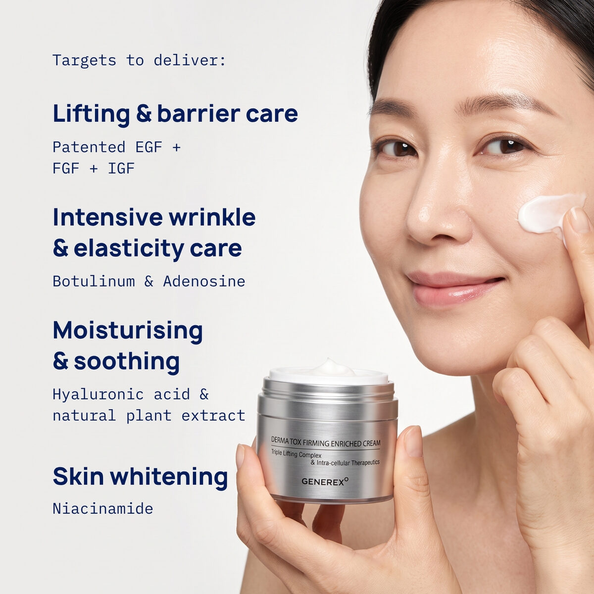 Generex Dermatox Firming Enriched Cream, product photograph
