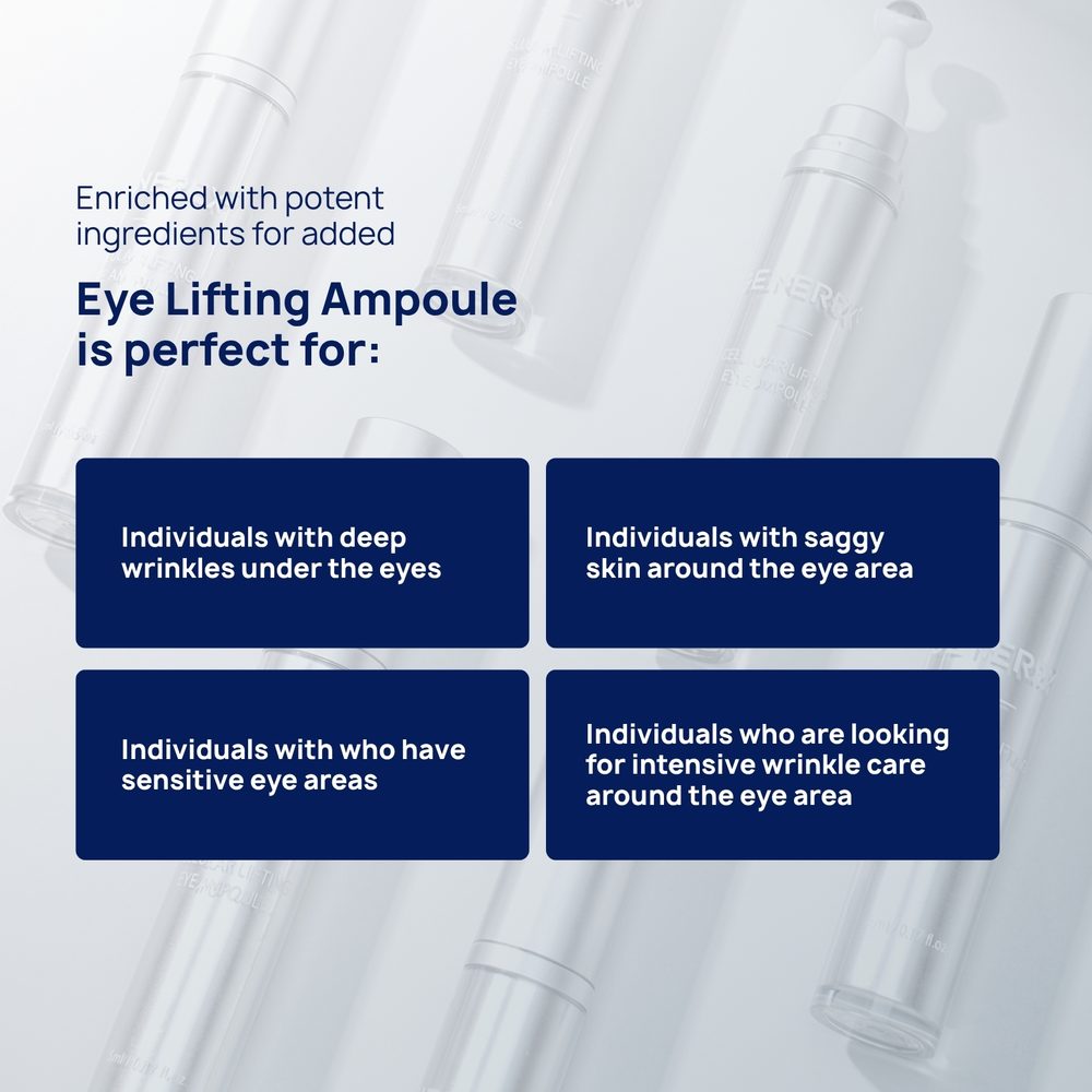 Brand panel: who the eye lifting ampoule is for