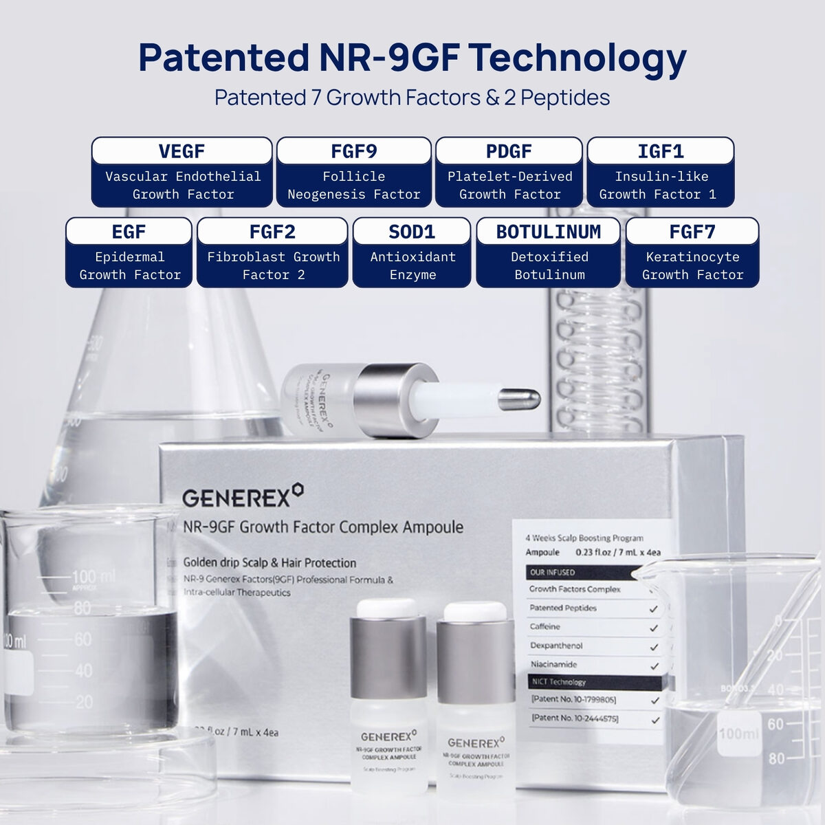 Generex NR-9GF Growth Factor Complex Ampoule, product photograph