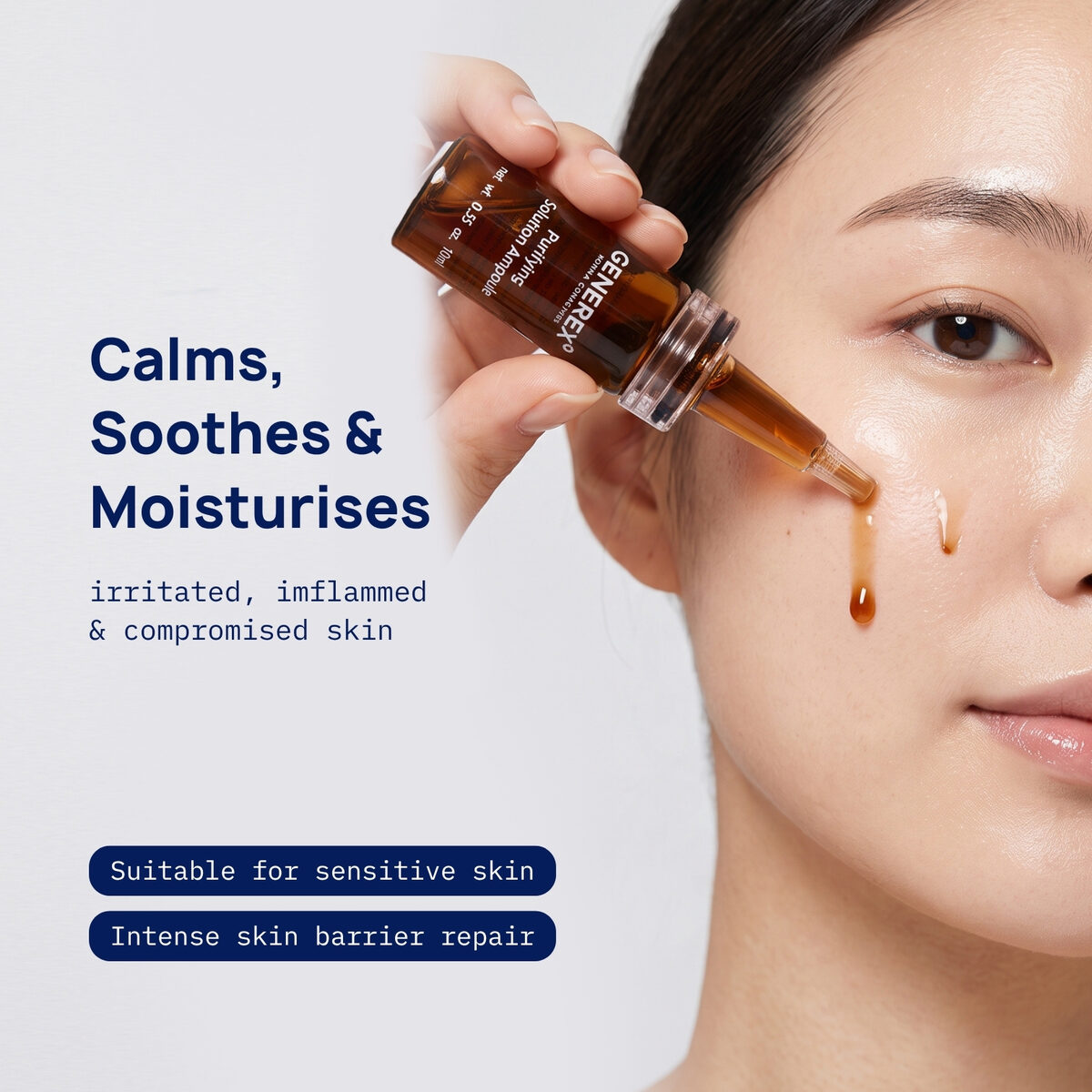 Generex Purifying Solution Ampoule, product photograph
