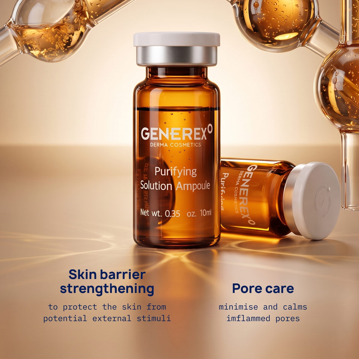 Generex Purifying Solution Ampoule, product photograph