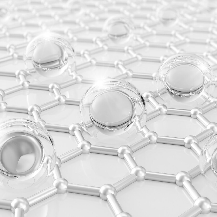 Hyaluronic Acid Microcomplex, illustrative molecular render
